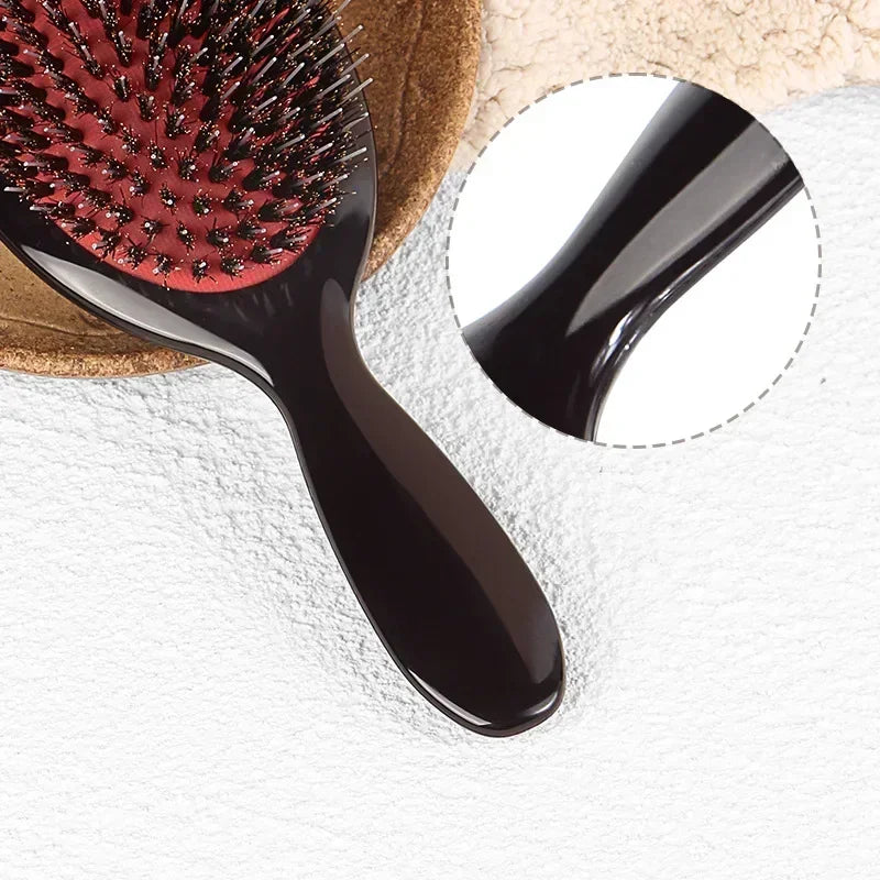 Boar Bristle & Nylon Detangling Hairbrush