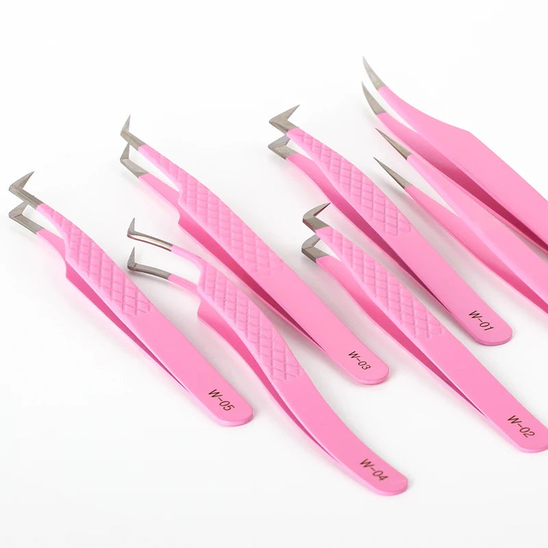 Rose Red Stainless Steel Tweezers